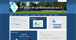 Desktop Screenshot of fv-roehrsdorf.de